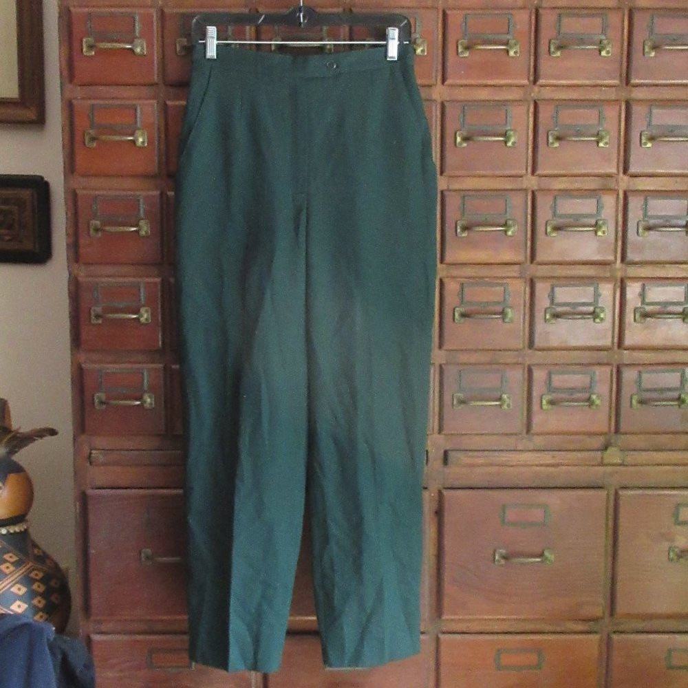 Lined Green Pants NAPA STUDIO PETITES  Size 10
